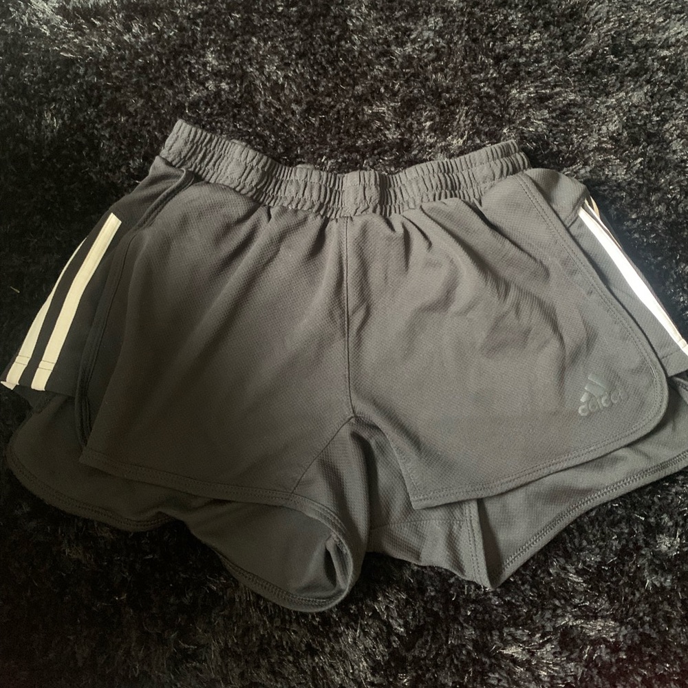 Black adidas shorts